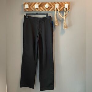 NWT Dickies black flat front classic pants Size 16